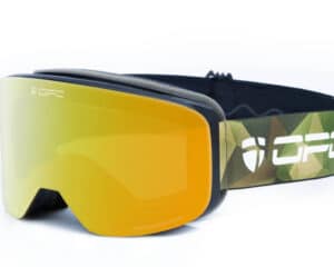 OPC ADVANCED LAXX MAGNETIC Matt Black Camo/ Oro REVO S2 + szyba Clear S0